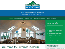 Tablet Screenshot of corranbunkhouse.co.uk